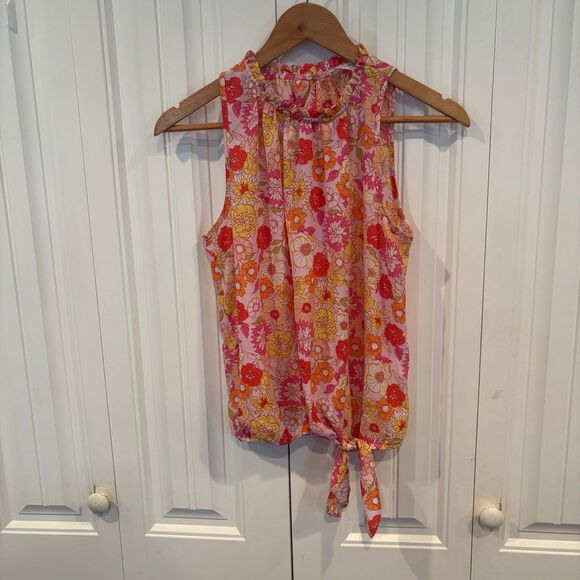 Sienna Sky Floral Tank Top Size Small - Picture 1 of 9